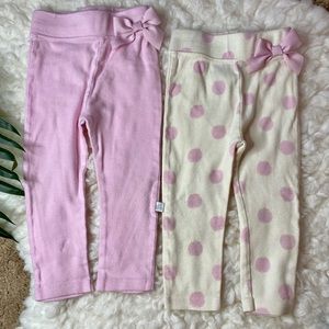 KIDS: 12M 2pack Organic Leggings